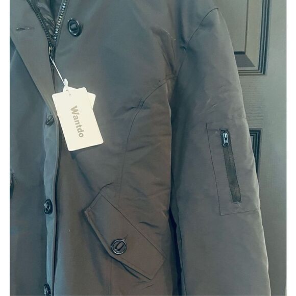 Wantdo Women's Hooded Winter Coat Waterproof Warm Long Puffer Jacket Parka - Picture 6 of 10